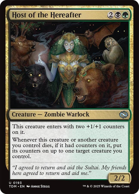 MTG | Host of the Hereafter | TDM | FOIL