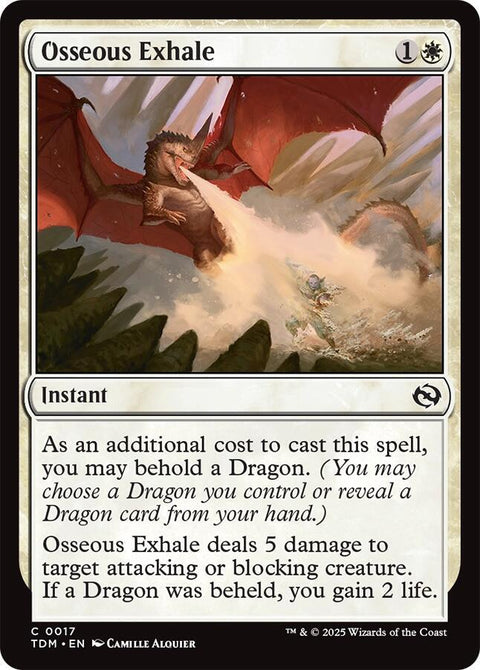 MTG | Osseous Exhale | TDM | FOIL