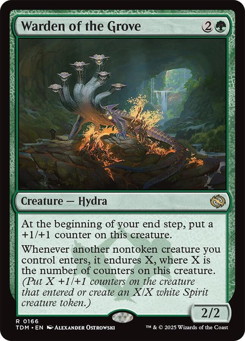 MTG | Warden of the Grove | TDM | FOIL