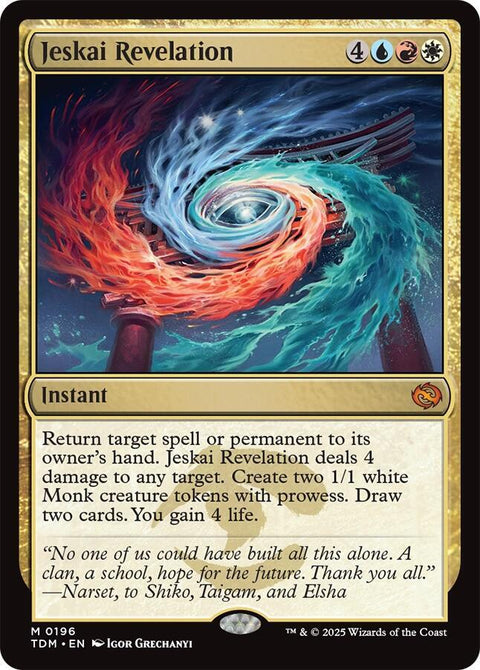 MTG | Jeskai Revelation | TDM | FOIL