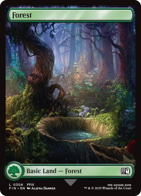 MTG | FOIL Forest | Final Fantasy
