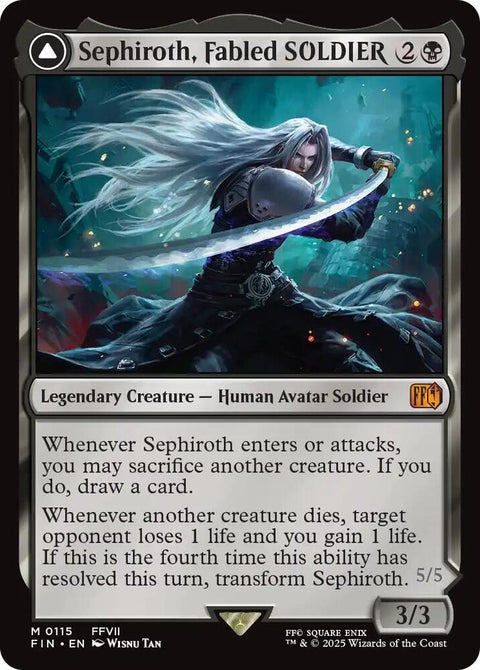 MTG | Sephiroth, Fabled SOLDIER | Final Fantasy