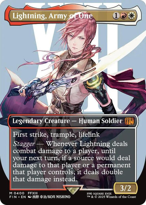 MTG | Lightning, Army of One | Final Fantasy Collectors