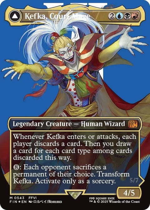 MTG | FOIL Kefka, Court Mage | Final Fantasy Collectors