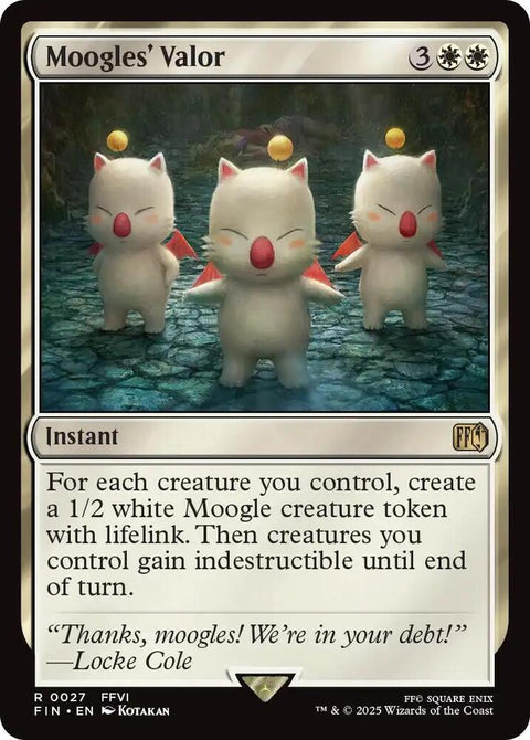 MTG | Moogles' Valor | Final Fantasy