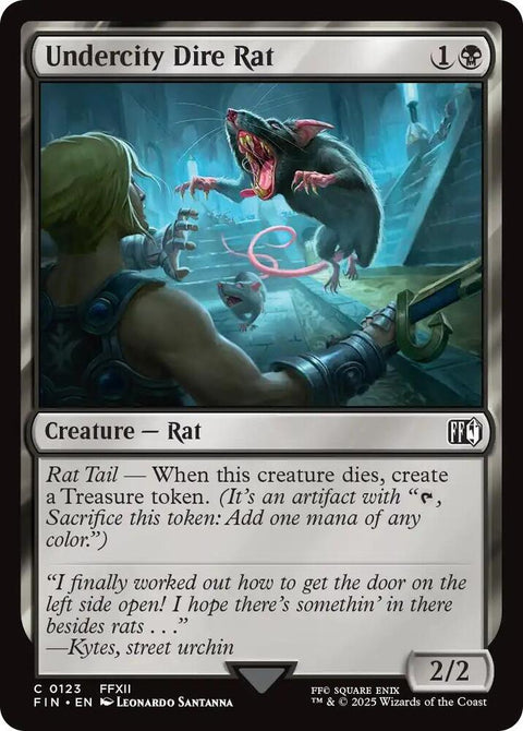 MTG | Undercity Dire Rat | Final Fantasy