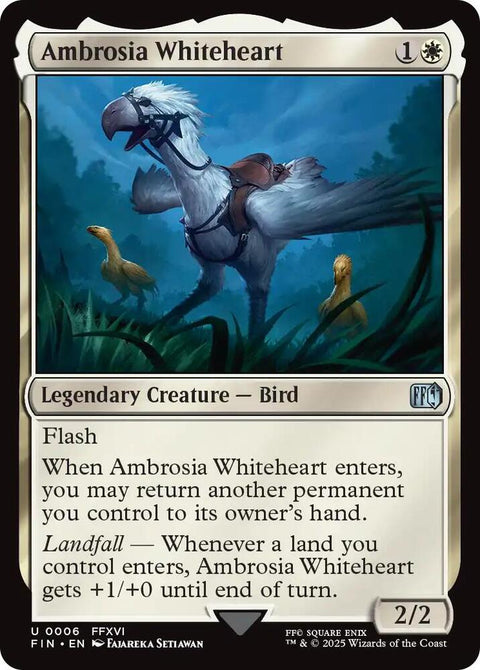 MTG | FOIL Ambrosia Whiteheart | Final Fantasy