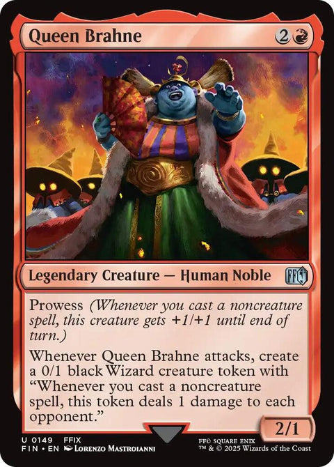 MTG | FOIL Queen Brahne | Final Fantasy