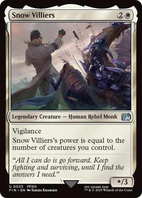 MTG | Snow Villiers | Final Fantasy