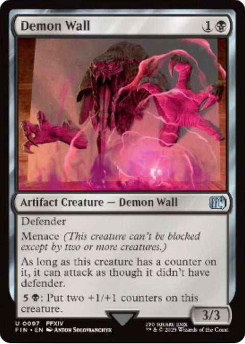 MTG | Demon Wall | Final Fantasy