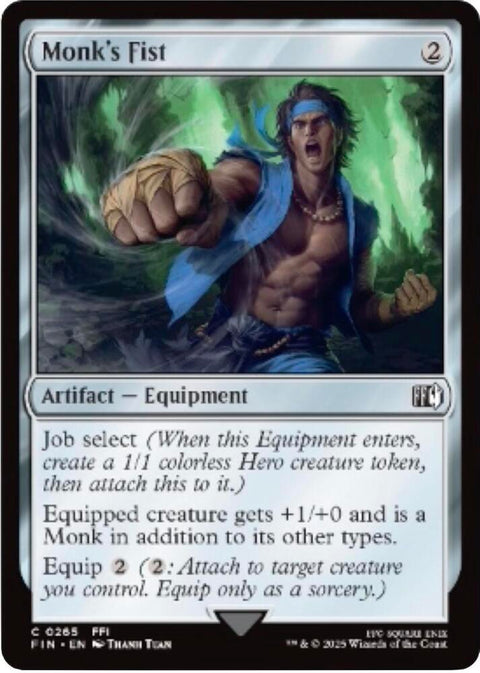 MTG | FOIL Monk's Fist | Final Fantasy