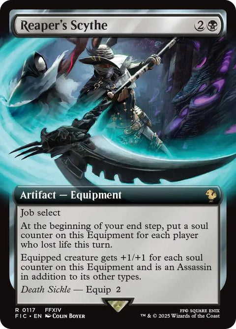 MTG | FOIL Reaper's Scythe | Final Fantasy Commander Collectors