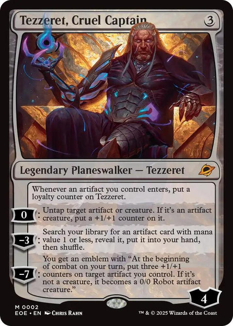 MTG | FOIL Tezzeret, Cruel Captain | Edge of the Eternities