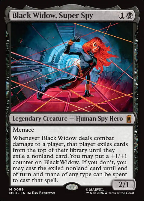 Black Widow, Super Spy (Foil)