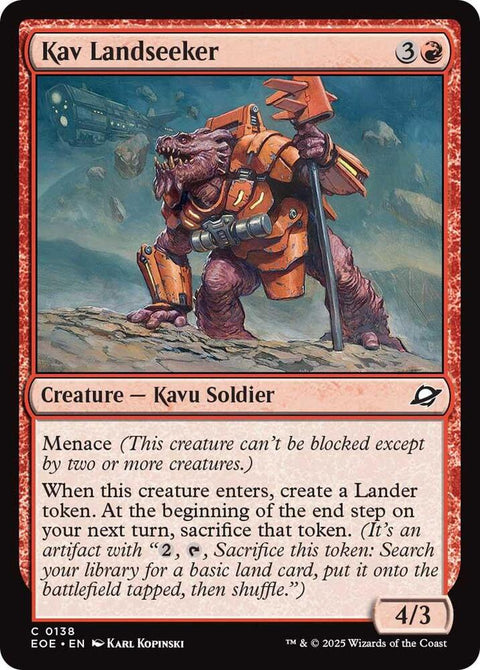 MTG | FOIL Kav Landseeker | Edge of the Eternities