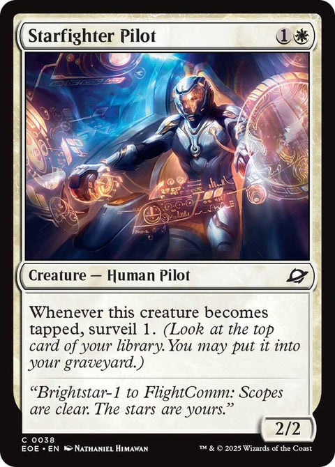 MTG | FOIL Starfighter Pilot | Edge of the Eternities