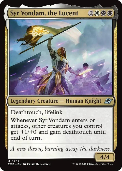 MTG | FOIL Syr Vondam, the Lucent | Edge of the Eternities