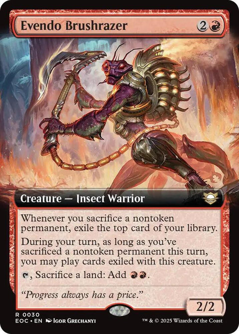 MTG | Evendo Brushrazer | Edge of the Eternities Commander Collectors