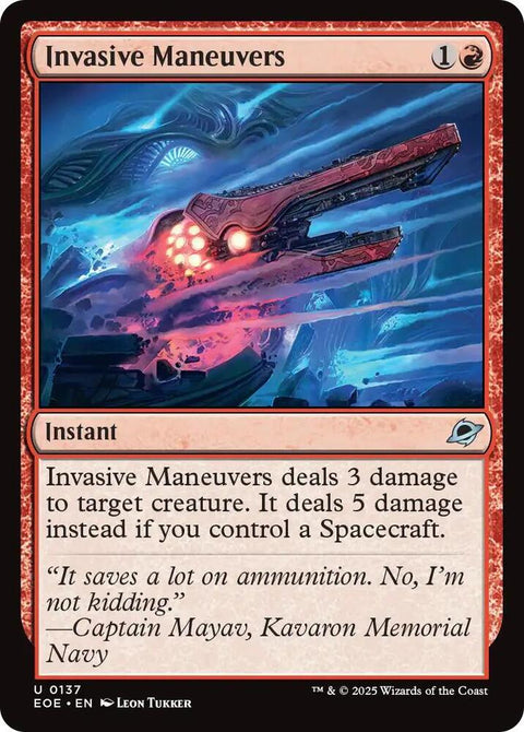 MTG | Invasive Maneuvers | Edge of the Eternities