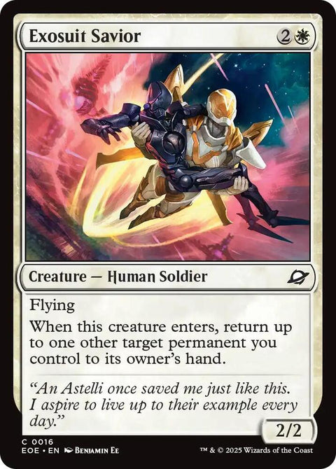 MTG | FOIL Exosuit Savior | Edge of the Eternities