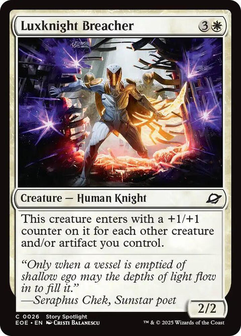 MTG | Luxknight Breacher | Edge of the Eternities