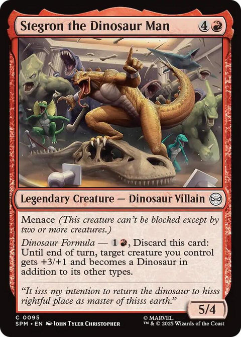 Stegron the Dinosaur Man (Foil) - Knowhere