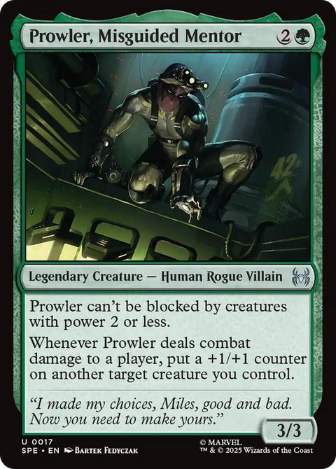 Prowler, Misguided Mentor (Foil)