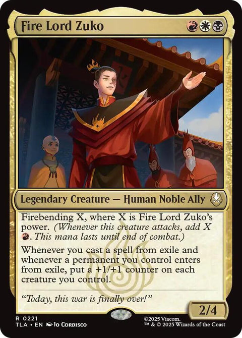 Fire Lord Zuko (Foil) - Knowhere