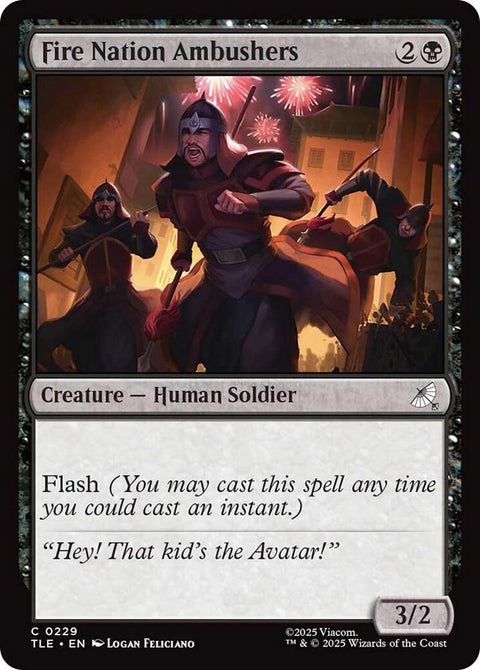 Fire Nation Ambushers (Foil) - Knowhere