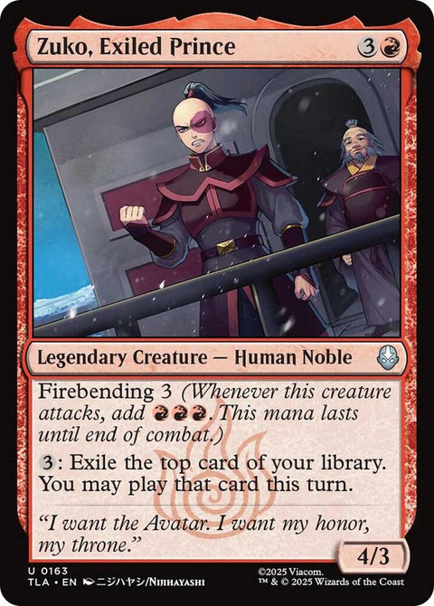 Zuko, Exiled Prince - Knowhere