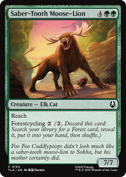 Saber-Tooth Moose-Lion - Knowhere