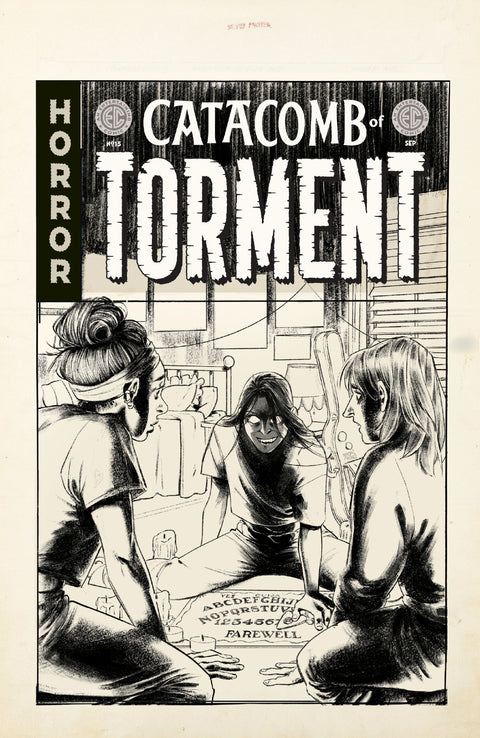 EC CATACOMB OF TORMENT #15 CVR D INC 1:20 NAOMI FRANQ B&W ARTIST EDITION VAR 1:20 Oni Press Jordan Clark Ramón F. Bachs Naomi Franq