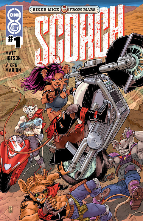 Biker Mice from Mars: Scorch 1 Comic AJ Jothikumar Variant Oni Press 2026
