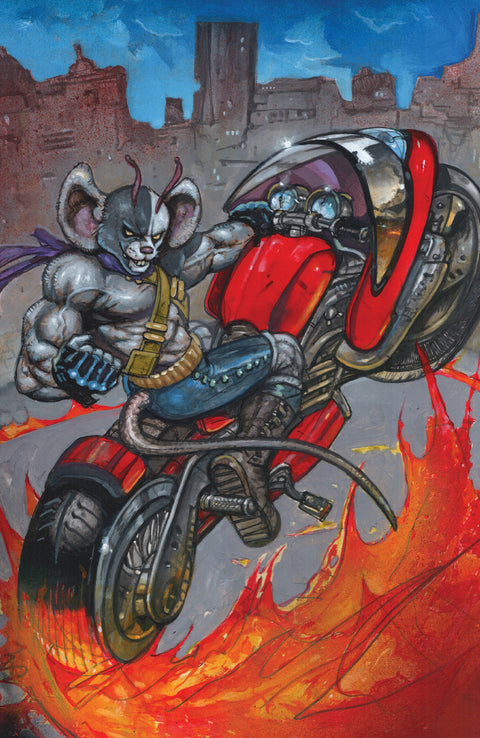 BIKER MICE FROM MARS SCORCH #1 CVR G INC 1:50 SIMON BISLEY FULL ART VAR 1:50 Oni Press Matt Hotson V Ken Marian Simon Bisley