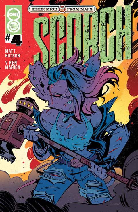 Biker Mice from Mars Scorch #4 Cover A Tango Oni Press Matt Hotson V Ken Marian Tango