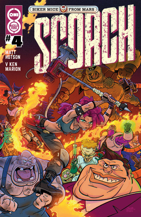Biker Mice from Mars Scorch #4 Cover B Jacob Perez Var Oni Press Matt Hotson V Ken Marian Jacob Perez