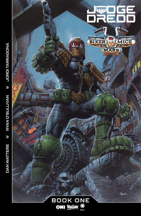 Judge Dredd/Biker Mice from Mars #1 Cover A David Finch Oni Press Dan Watters Jordi Tarragona David Finch