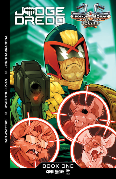 Judge Dredd/Biker Mice from Mars #1 Cover B Karl Kerschl Var Oni Press Dan Watters Jordi Tarragona Karl Kerschl