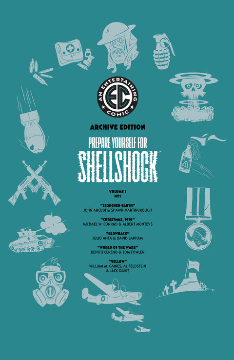 EC SHELLSHOCK #1 CVR G INC 1:50 RIAN HUGHES ARCHIVE EDITION VAR 1:50 Oni Press Julio Anta Tom Fowler Rian Hughes