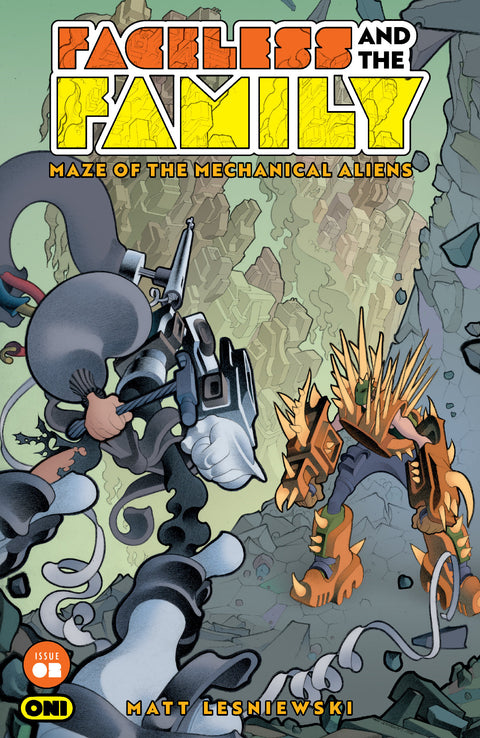 Faceless and the Family: Maze of the Mechanical Aliens 2 Comic Matt Lesniewski Oni Press 2026