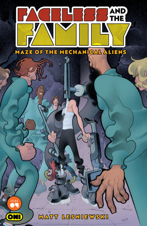 FACELESS AND THE FAMILY MAZE OF THE MECHANICAL ALIENS #4 CVR A MATT LESNIEWSKI Oni Press Matt Lesniewski Matt Lesniewski Matt Lesniewski