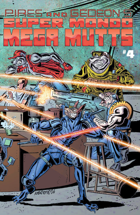 SUPER MONDO MEGA MUTTS #4 CVR B ALEX DIOTTO VAR Oni Press Curt Pires Juan Gedeon Alex Diotto