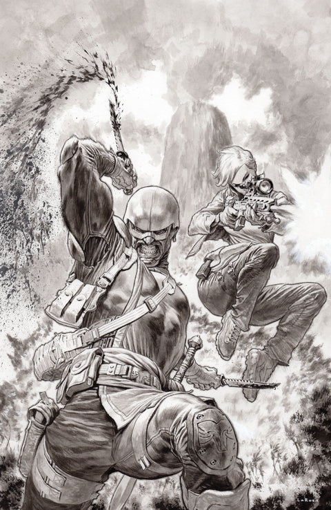 FORT PSYCHO #1 CVR I INC 1:50 LEWIS LAROSA B&W VAR 1:50 Oni Press Matt Kindt Brian Hurtt Lewis LaRosa