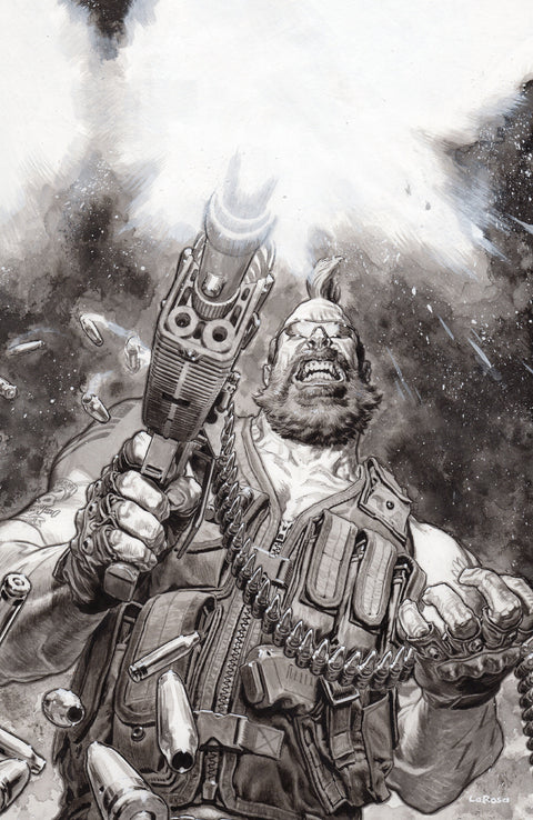 FORT PSYCHO #2 CVR E INC 1:20 LEWIS LAROSA B&W VAR 1:20 Oni Press Matt Kindt Brian Hurtt Lewis LaRosa