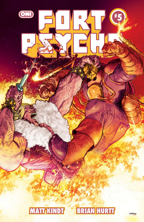 Fort Psycho #5 Cover B Lewis LaRosa Var Oni Press Matt Kindt Brian Hurtt Lewis LaRosa