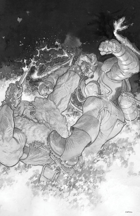 Fort Psycho #5 Cover D Lewis LaRosa B&W 1:20 Var 1:20 Oni Press Matt Kindt Brian Hurtt Lewis LaRosa