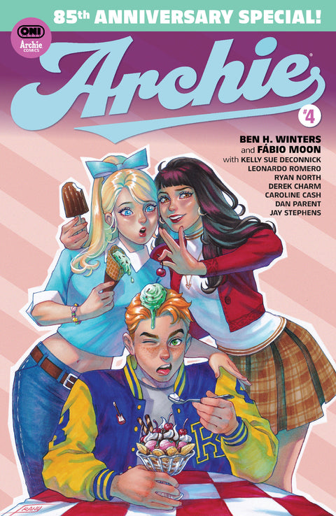 Archie #4 Cover D Frany Var Oni Press Ben H. Winters Fábio Moon Frany