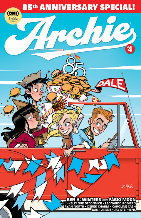 Archie #4 Cover G Gustavo Duarte 1:10 Var 1:10 Oni Press Ben H. Winters Fábio Moon Gustavo Duarte