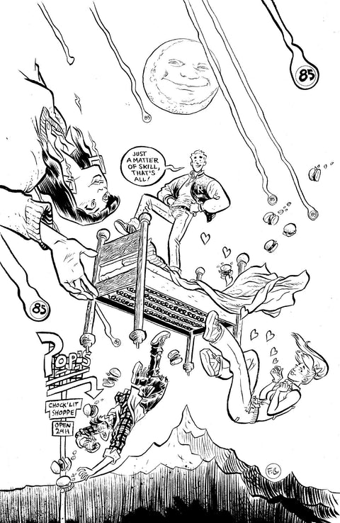 Archie #4 Cover J Fabio Moon B&W 1:100 Var 1:100 Oni Press Ben H. Winters Fábio Moon Fábio Moon