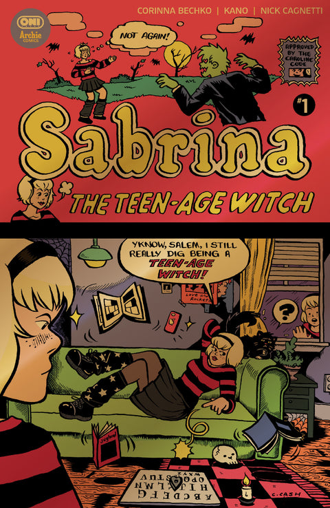 SABRINA THE TEENAGE WITCH #1 CVR G CAROLINE CASH FOIL VAR Oni Press Corinna Bechko Kano Caroline Cash